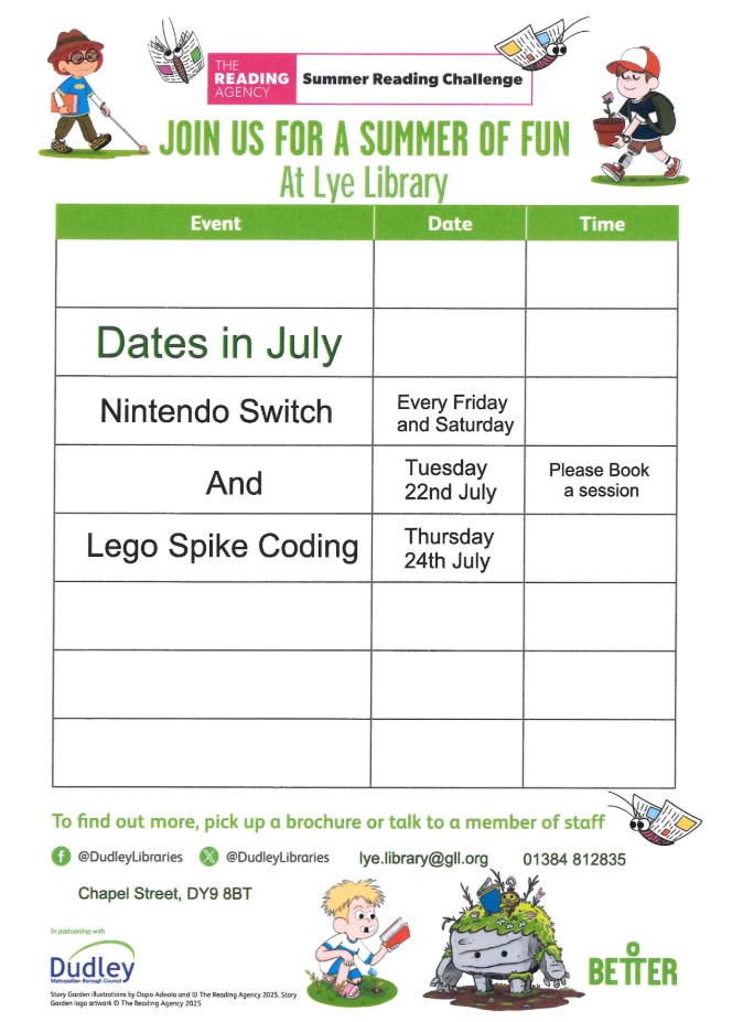 Lye Library - Nintendo Switch and Lego Spike Coding